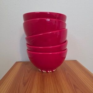 JC Penny Holiday/Christmas Bowls - Set of 5